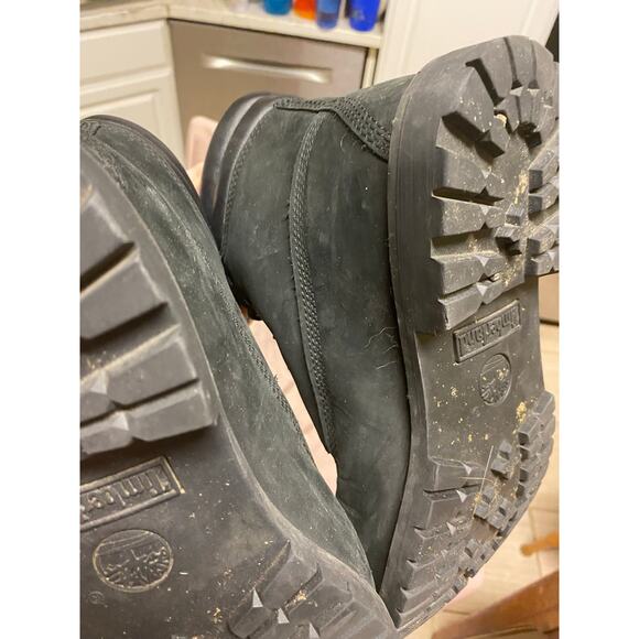 Timberland Waterville 6 Inch Double Collar Black Women Boot TB 0A15QY001 SZ 9.5 - Picture 4 of 5